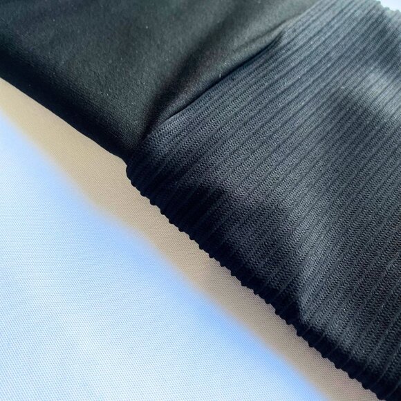 NWT WOLFORD OTTAMAN RIBBED SUPER STRETCH PENCIL SKIRT IN BLACK - Picture 5 of 8